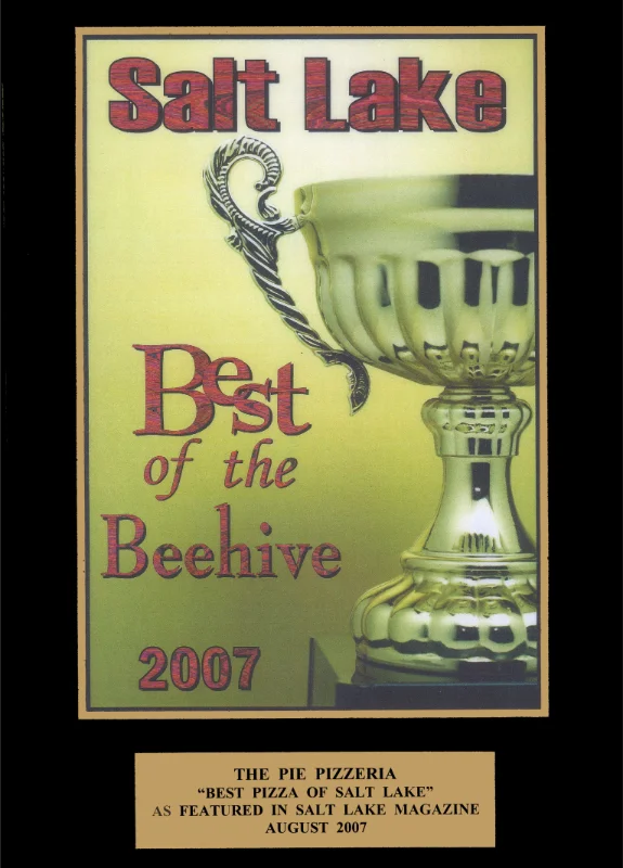 Salt Lake Magizine Best Pizza &mdash; 2007